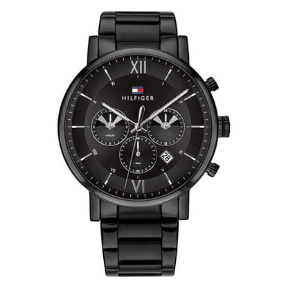 Tommy Hilfiger Analog Men 44 Evan Black Dial & Band Zinc Alloy Watch - NCTH1710410