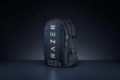 Razer Rogue 38.1 cm (15") Backpack V3 - Chromatic Edition I Compact Travel Backpack with 38.1 cm (15") Laptop Compartment - RC81-03640116-0000