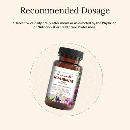 Amarantha Nu- Libirite Tablet | 60 Tablets | Supports healthy Testosterone levels
