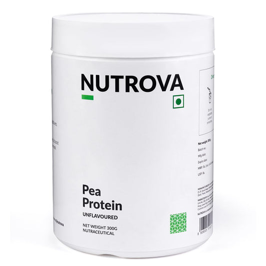 NUTROVA Pea Protein Powder, Vegan Protein Isolate - No Added Sugar, Artificial S