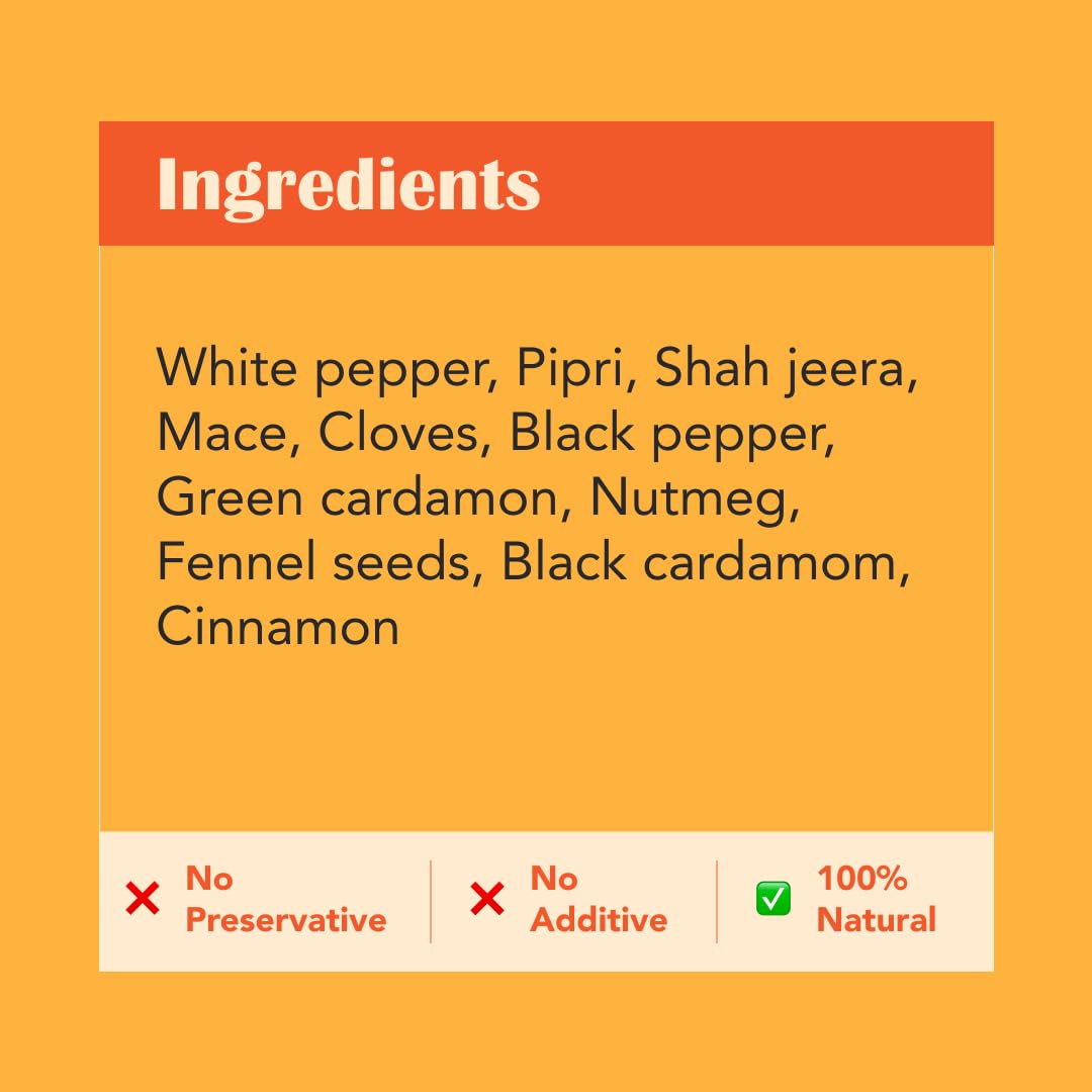 Home Kouzina Kolkata Biryani Masala - 150g (Pack of 1) | Perfect for Veg & Non-Veg Biryani, Mutton, Chicken, and More | No Artificial Additives | Made in Small Batches | 100% Natural Ingredients