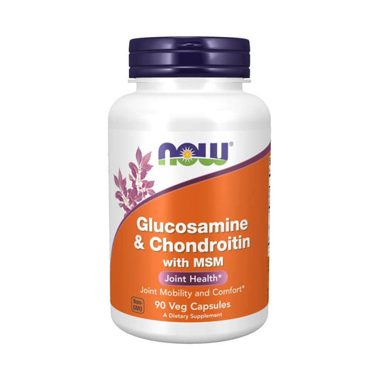 Now Foods Glucosamine and Chondroitin with MSM Joint Health Capsules - 90 Count