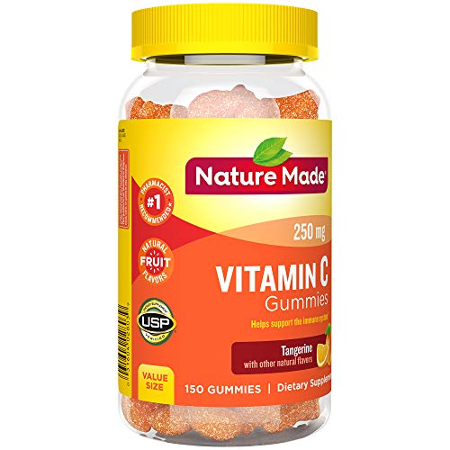 Nature Made Vitamin C Adult Gummies Tangerine, 80 Count