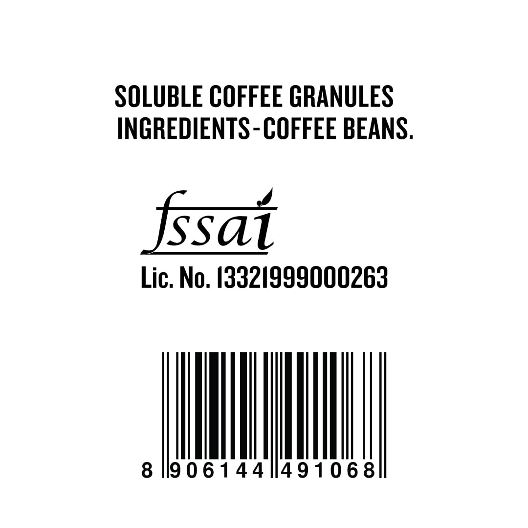 Sleepy Owl Premium Original Instant Coffee Powder | 100% Arabica Freeze Dried Coffee - 50g | Make Cafe Style Hot or Cold Coffee, Black Coffee, Cappuccino, Latte at Home | Makes 25 Cups