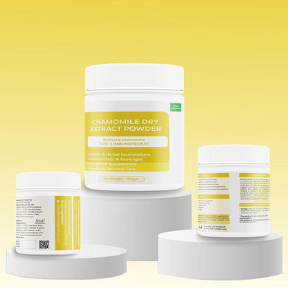 Bioven Ingredients Chamomile Dry Extract Powder, Pure, No Added Colour/Preservatives