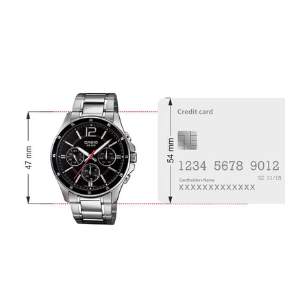 Casio Analog Black Dial Men's Watch - MTP-1374D-1AVDF (A832)