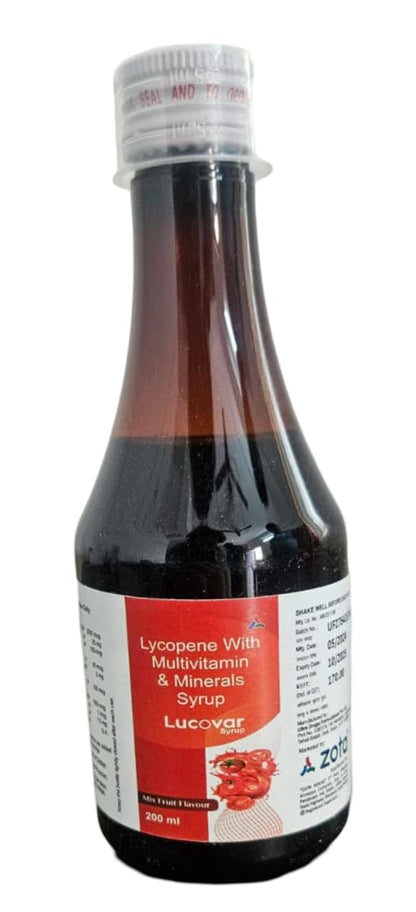Iromex Syrup - Iron with Vitamin B12, L-Lysine, Folic Acid & Vitamin B6, Orange Flavor, 200 ml