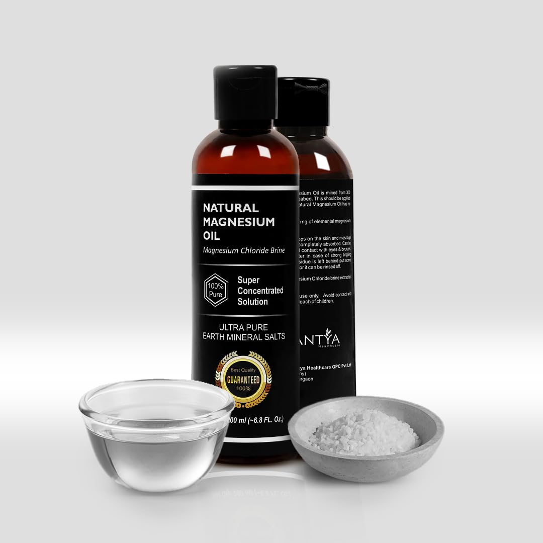 ANANTYA NATURAL MAGNESIUM OIL | Topical Magnesium Oil for feet, Sleep Support, Pain Relief & Muscle Recovery | Magnesium Oil 50ml
