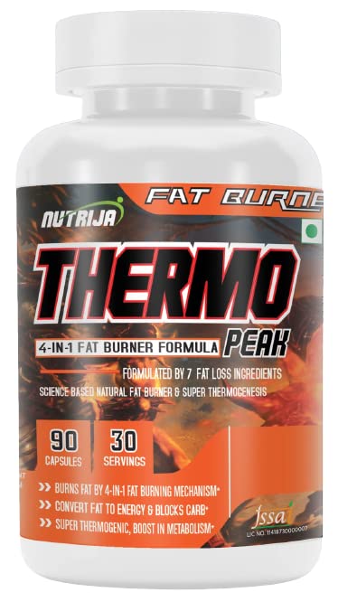 NutriJa Thermo Peak Powder - Fat Burner - Pack Of 90