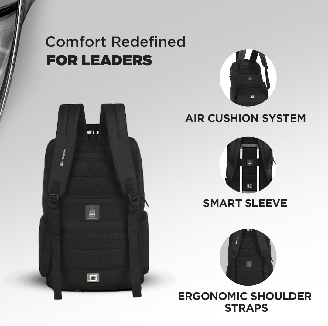 CARLTON Laptop Backpack 22L With Rain Cover, Pockets for Hard drive, Pa- image 5