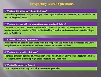 Natures Velvet Lifecare 500 mg Arjuna Pure Extract Tablet - 60 Capsules- image 2