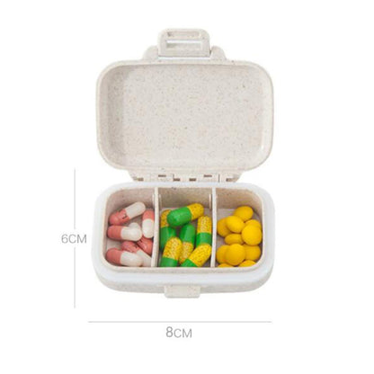 BNF®Pill's Box Mini Portable Pills Organizer Case for Fish Oil Supplements Daily Green|Health & Beauty | Health Care | Pill Boxes, Pill Cases|1 Pill Box