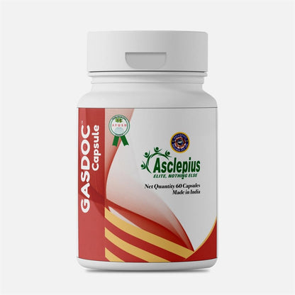 Kirti Health Care Gasdoc Capsule Traditional Herbal Blend and Botanical Dietary Supplement for Daily Routine Wellness Management, 60 Capsules