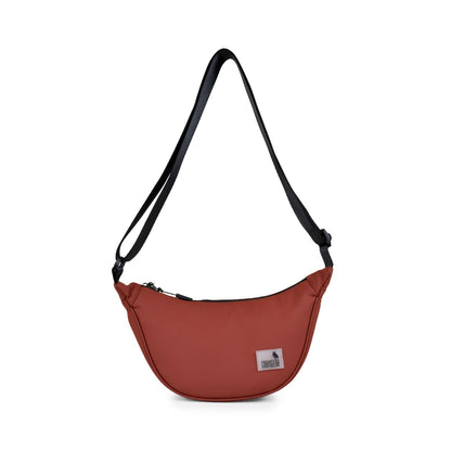 COUNSELOR Sling Bag for Women, Half Moon Sling Bag, Crossbody Bag, Side Bag for Travel, Office, College, Daily Use, Adjustable Strap, Shoulder Bag for Phone, Wallet, Keys ZUKI (Rust)