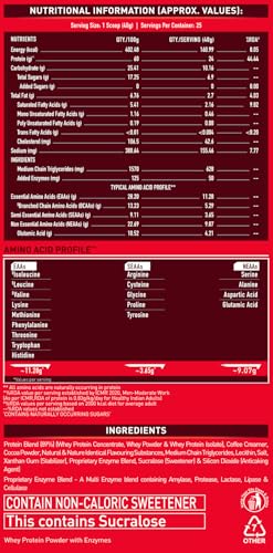 MuscleBlaze Whey Energy (Cold Coffee, 1kg / 2.2lbs) | 24g Protein, 100%- image 8