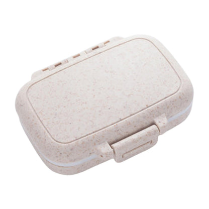 STYLEHEAVEN 2xPill's Box Mini Portable Pills Organizer Case for Fish Oil Supplements Daily Beige|Health & Beauty|Health Care|Pill Boxes, Pill Cases