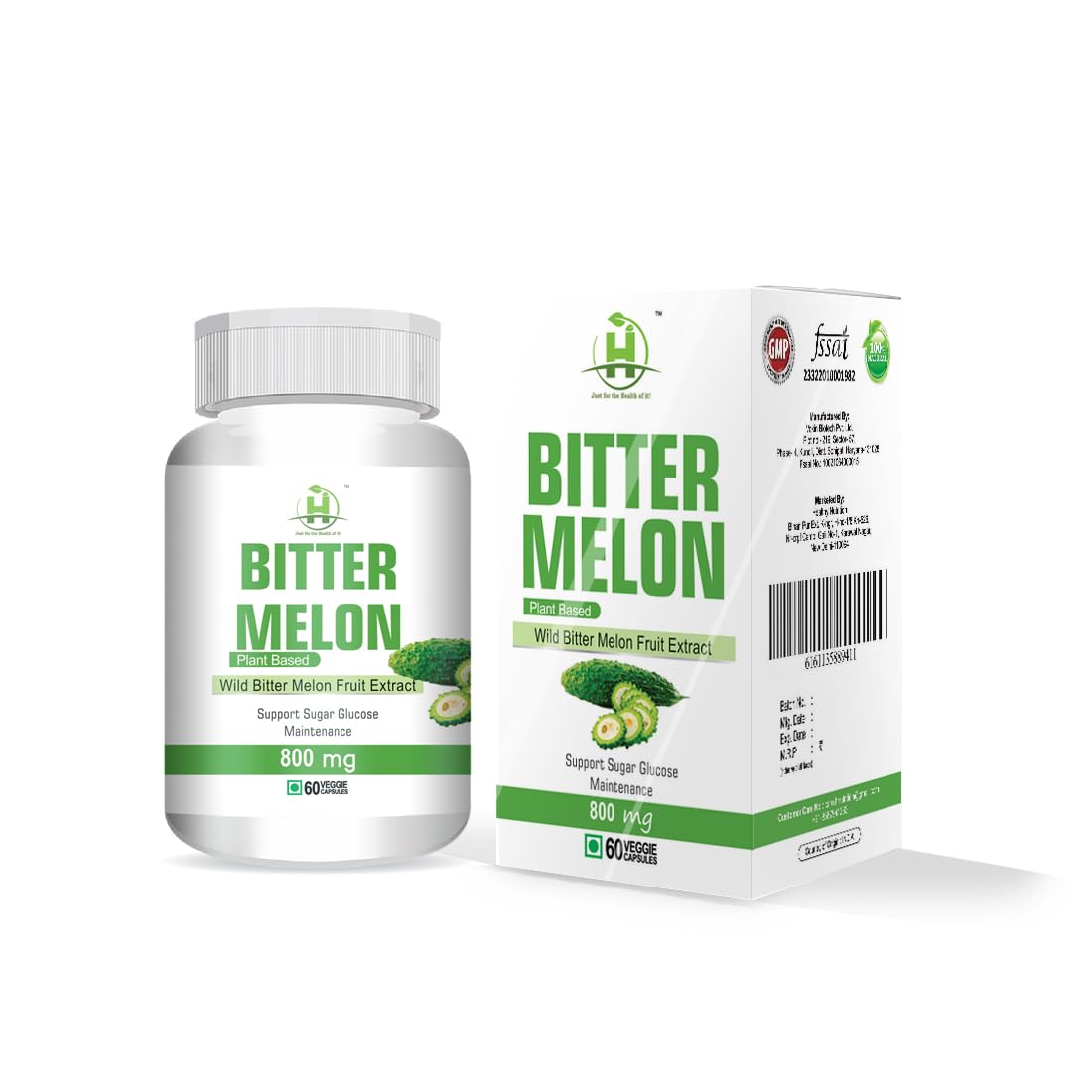 Healthy Nutrition - Just for the Health of it Natural Bitter Melon Supplement fo