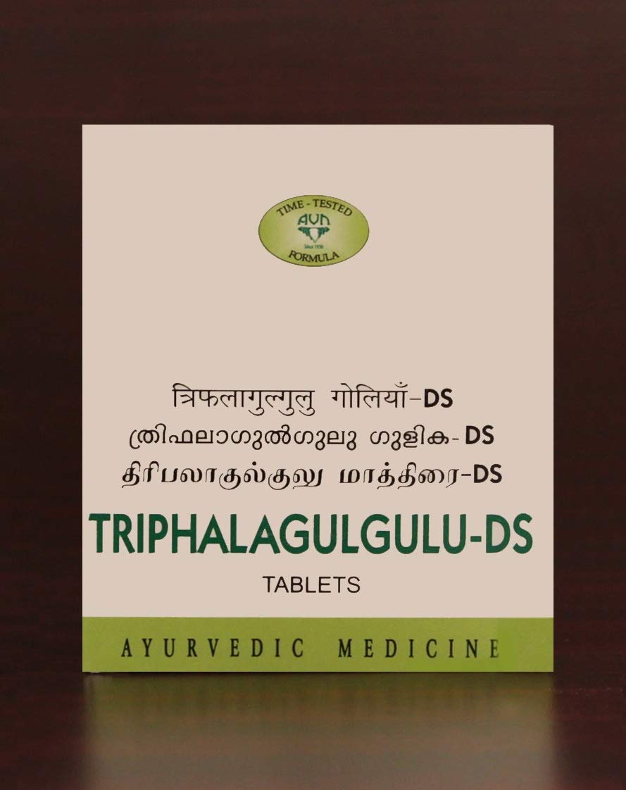 AVN Triphalagulgulu DS Tablets (Pack of 1) (100 Tablets)