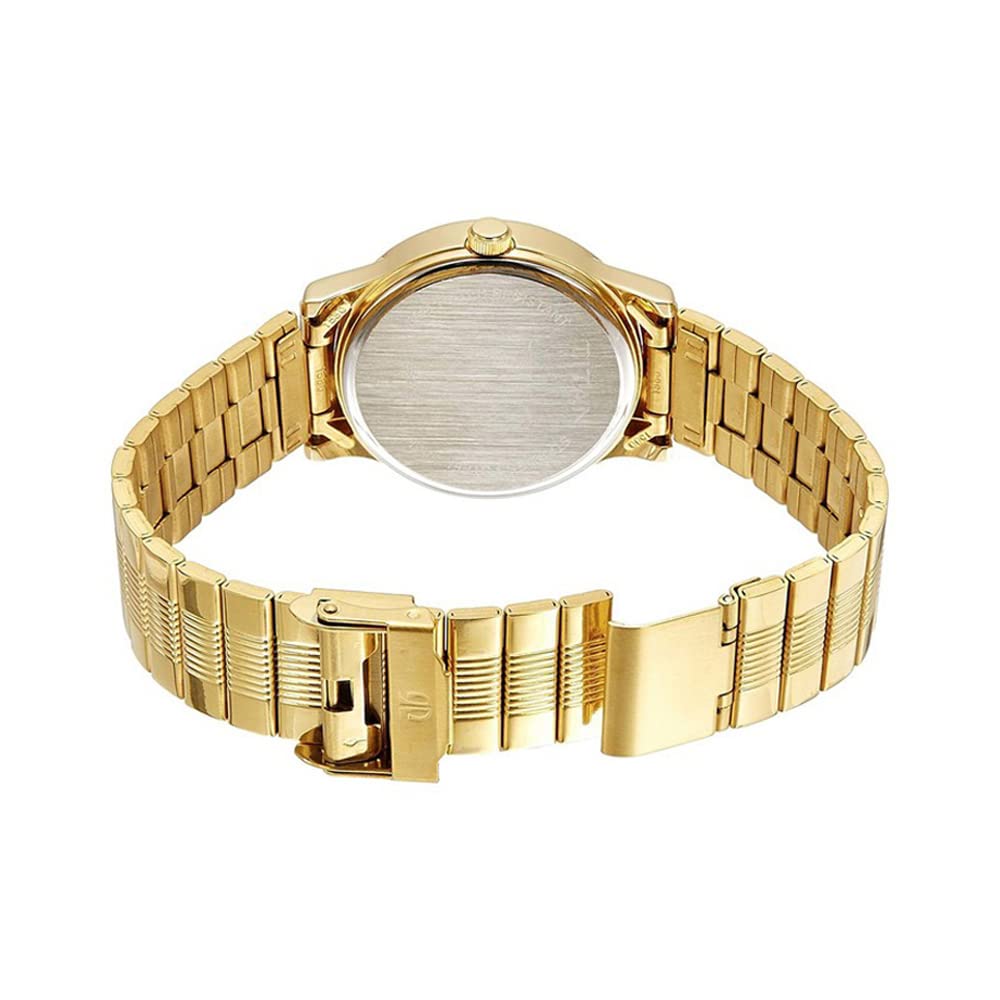 Titan Bandhan Quartz Analog Champagne Dial Gold Metal Strap Couple Watch - NT15802490YM02