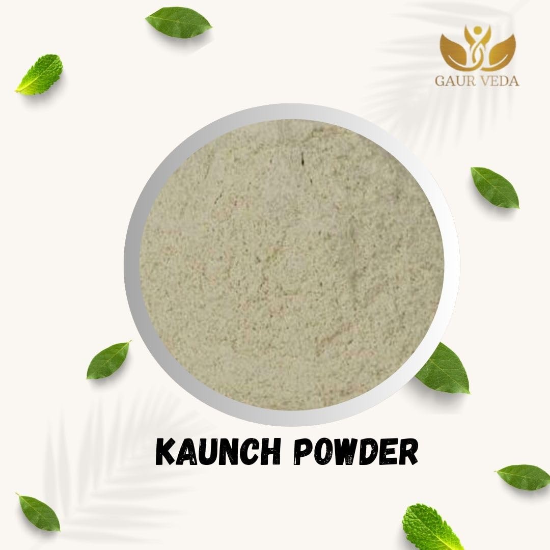 Gaurveda Kaunch White Powder, Kaunch Beej Safed Powder, Cowhage, Mucuna- image 3