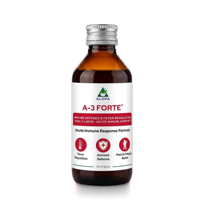 Alopa A3 Forte: 100 ml Syrup – Natural Shield Against Viral Fevers & Secondary Infections, Boosts Immunity, Vitality & Appetite