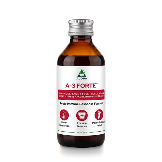 Alopa A3 Forte: 100 ml Syrup – Natural Shield Against Viral Fevers & Secondary Infections, Boosts Immunity, Vitality & Appetite
