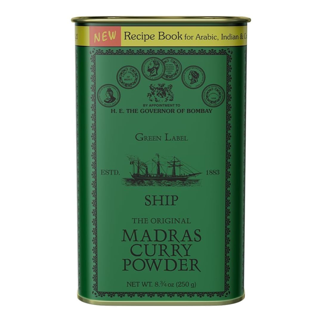 SHIP Madras Curry Powder 250g | Authentic Indian Curry Masala for Veg & Non-Veg | Spice Blend for Sabzi, Biryani, Chicken, Mutton, Dal | Ready-to-Use Curry Powder | Free Recipe Book Included