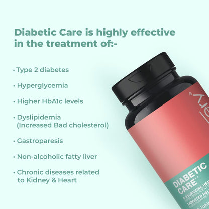 Meadbery Diabetic Care - 9 Herb Formula With Karela Amla Gurmur Bilberry, 60 Veg Tablets Made in India (60 Tablets)