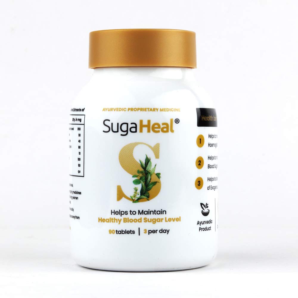 SugaHeal (90 tablets) – Diabetes Care Tablets | Ayurvedic product | Clinically b