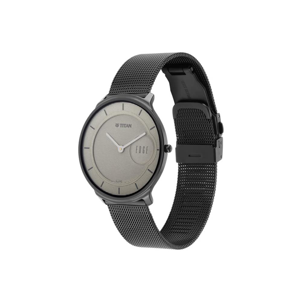 Titan Metal Edge Baseline Analog Beige Dial Men's Watch-1843Nm01/Np1843- image 5