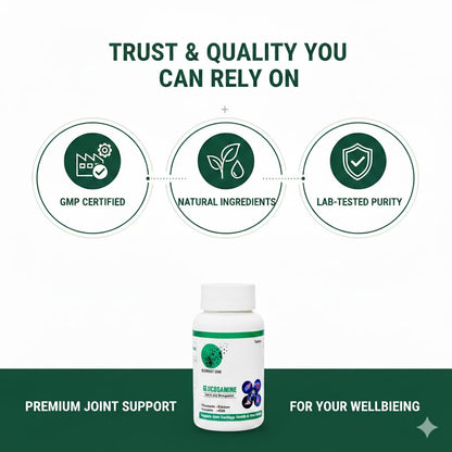 Element One Advanced Joint Support Formula Glucosamine with Chondroitin, Calcium, Curcumin, MSM for Pain & Joint Management, Joint Cartilage Health Support Vegetarian Tablet (60)