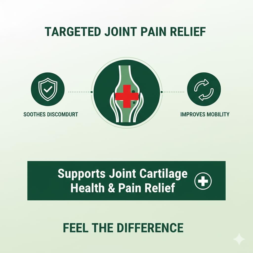 Element One Advanced Joint Support Formula Glucosamine with Chondroitin, Calcium, Curcumin, MSM for Pain & Joint Management, Joint Cartilage Health Support Vegetarian Tablet (60)