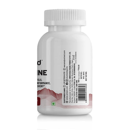 Unived L-Arginine 1300mg | Supports Heart Function, Nitric Oxide Production, and Optimal Blood Flow - 60 Vegan Capsules