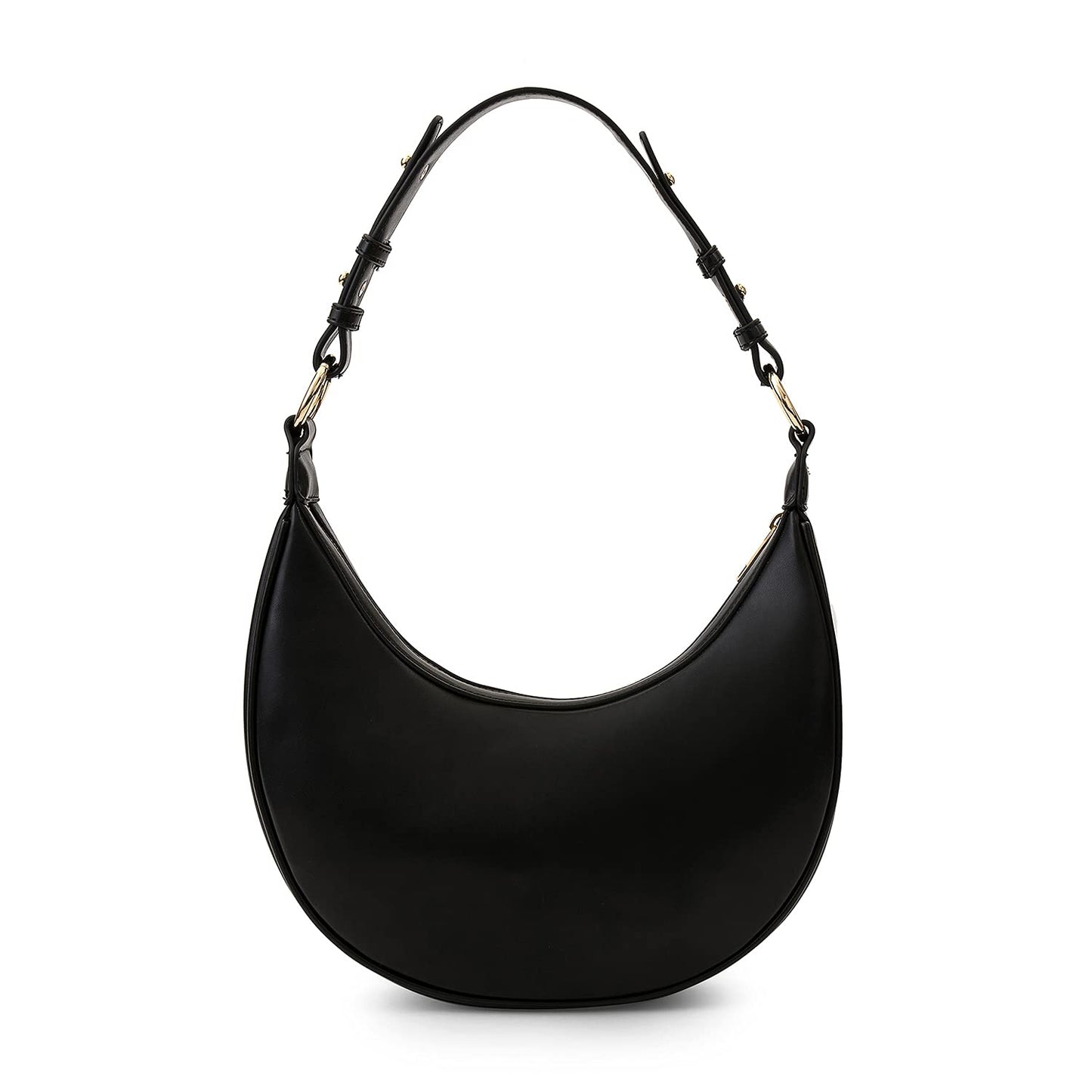 Miraggio Simone Saddle Women's Shoulder Handbag - Black