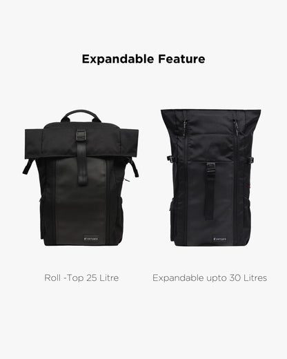 CarryPro HOBO25 V3.0 (Black), Everyday Workation Laptop Backpack(16 inc- image 4