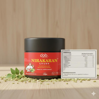 Dr. Parth Nirakaran Churn – Fennel Seeds & Senna Leaves Powder, Ayurvedic Health Supplement, 150g