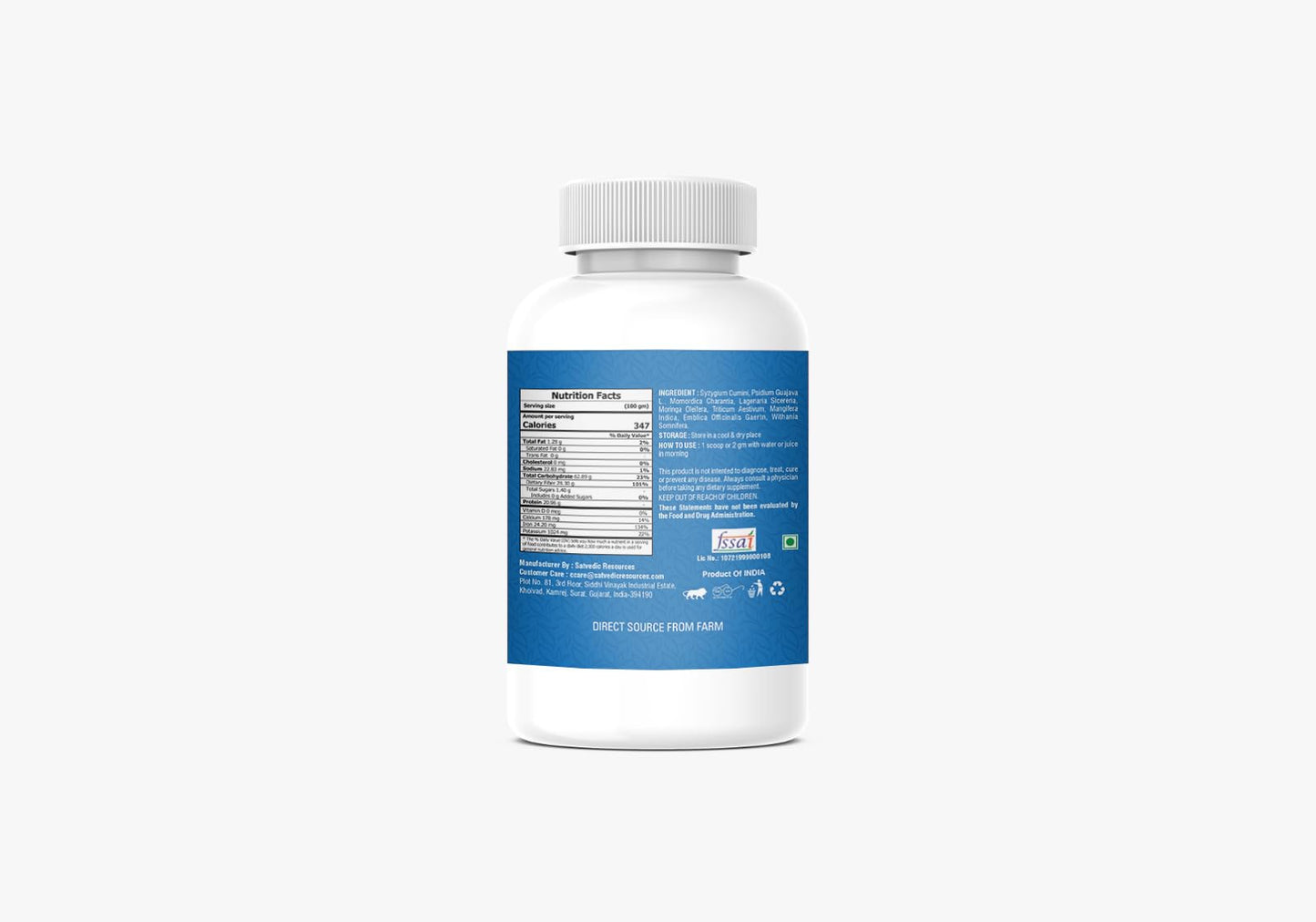 Sat Wellness Dia Pro Superfood Powder Herbal Supplements for Personal Health Care Improvement
