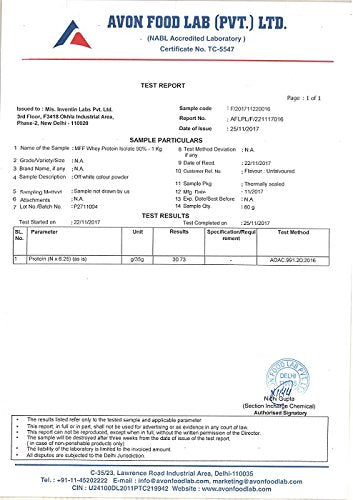 MyFitFuel MFF Whey Protein 90 Isolate | 1 Kg, 30 Servings (Unflavoured)- image 5