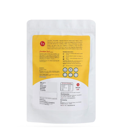 Tattva Adih Pure Dandelion Root - 100 gm Pouch, 60+ Cups | Caffeine Free | Liver Cleanse | Digestion Support - Gut Health | PowerHouse of Antioxidants I Single Ingredient | Powder Form