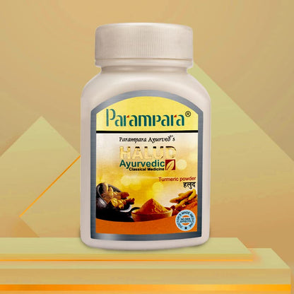 Parampara Ayurved Halud Churna Ayurvedic Natural Wild Turmeric Powder f- image 3