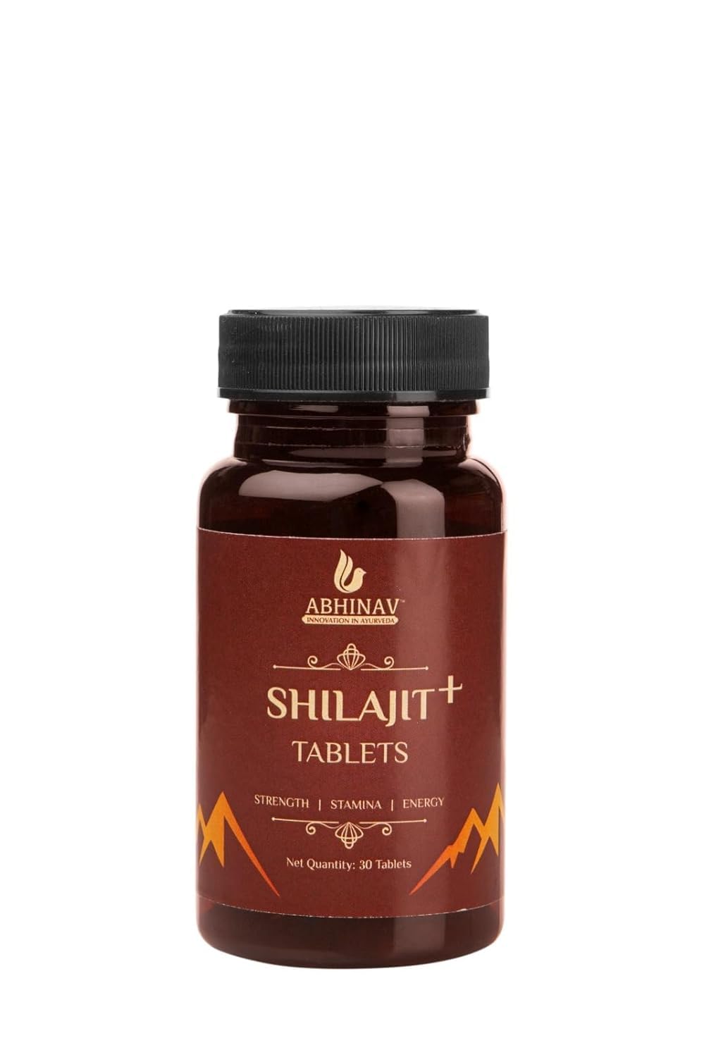 Abhinav Shilajit + Tablets | Stamina booster tablets | All-in-one energy supplement | Elevate your strength, stamina, and energy levels (30 Tablets,Pack of 2)