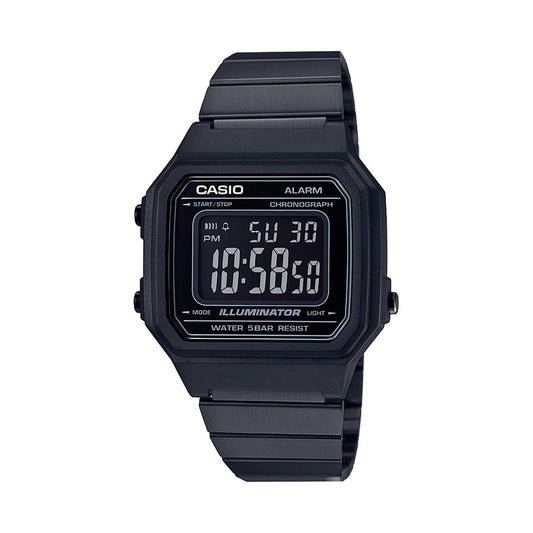 Casio Vintage Digital Black Dial Unisex B650WB-1BDF (D199)