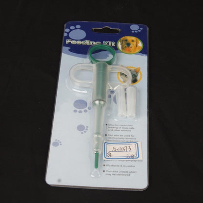 ECOMISTIQ®Pet Dog Cat Capsule Tablet Pill Piller Pusher Syringe Doser Set-Green|Pet Supplies|Dog Supplies|Health Care|Vitamins & Supplements