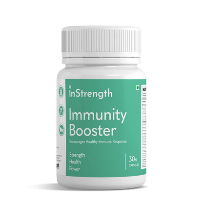 INSTRENGTH - IMMUNITY BOOSTER - (PEOPLE'S TRUSTED BRAND) - IMPROVE IMMUNE SYSTEM & STRESS BUSTER & IMMUNE -BOOSTING ANTIOXIDANTS- VITAMIN C AND ZINC - VEG