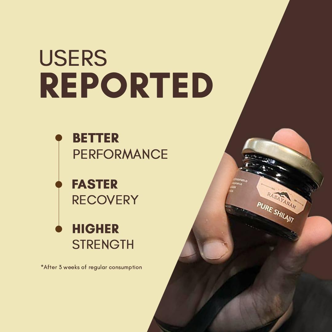 Rasayanam Pure Himalayan Shilajit (20g) & Plant Based Omega-3 (60 Capsu- image 3