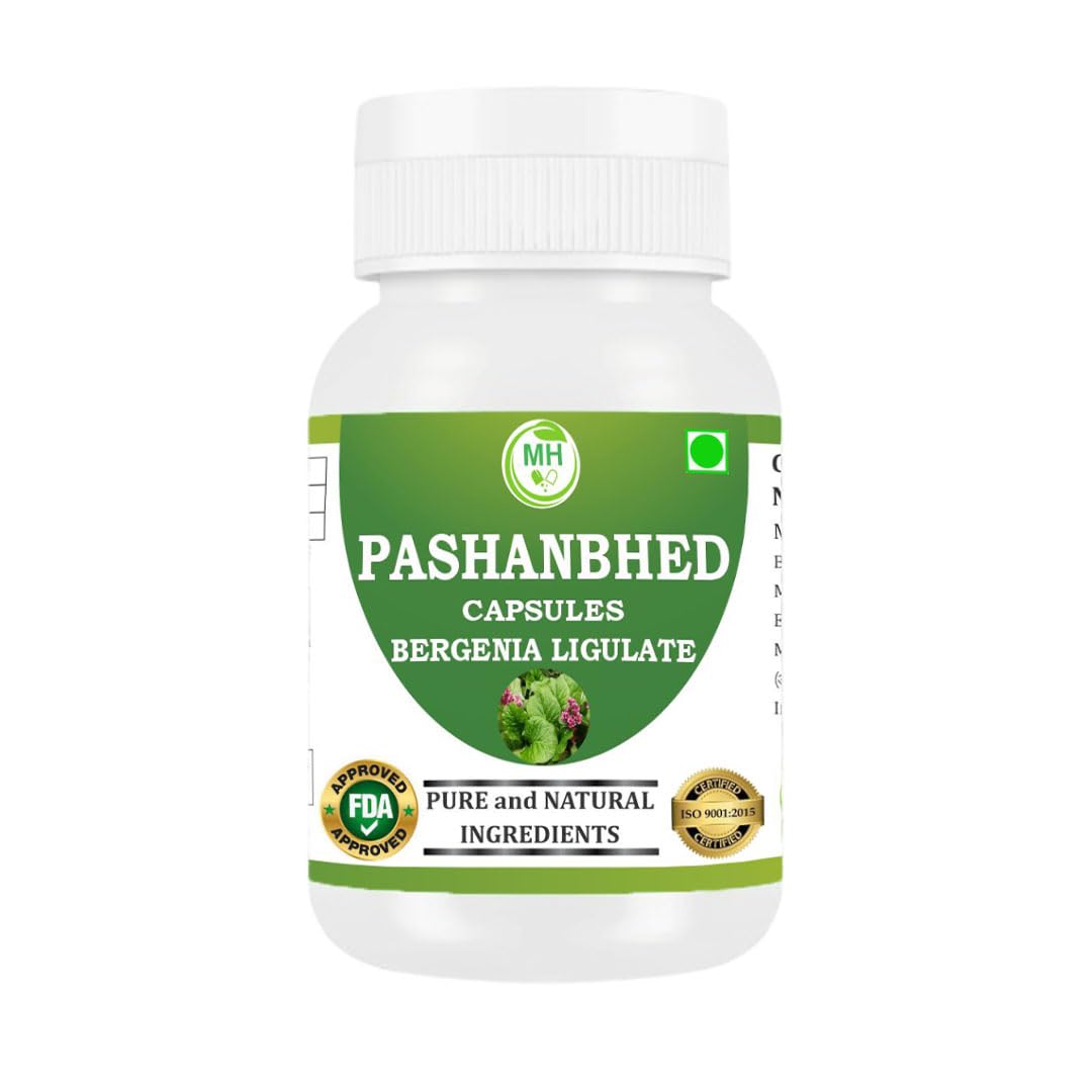 Morsan healthcare Pashanbhed Capsules | Ayurvedic Herbal Formula with Bergenia ligulata | Plant-Based Supplement | Vegan | 60 Veg Capsules | Traditional Botanical Ingredient | pack of 2