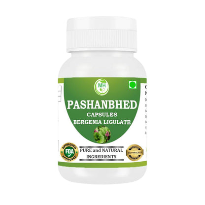 Morsan healthcare Pashanbhed Capsules | Ayurvedic Herbal Formula with Bergenia ligulata | Plant-Based Supplement | Vegan | 60 Veg Capsules | Traditional Botanical Ingredient | pack of 2