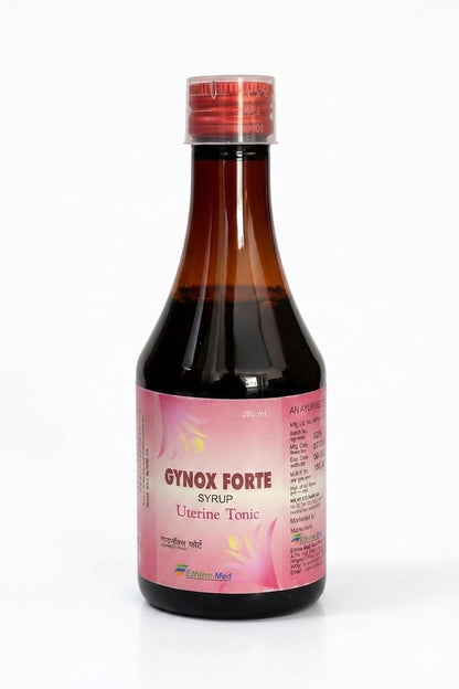 Gynox Forte Syrup – Ayurvedic Proprietary Uterine Tonic for Women | Herbal Formula for Female Wellness & Daily Care | Ayurvedic Syrup for Regular Use | 200 ml