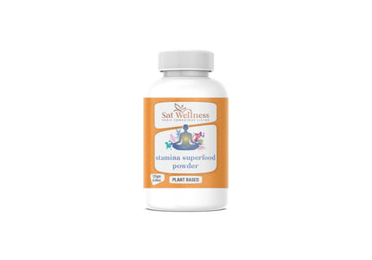 Sat Wellness Stamina Supefood Powder Herbal Supplements For Personal Health Care Improvement Support strength & energy