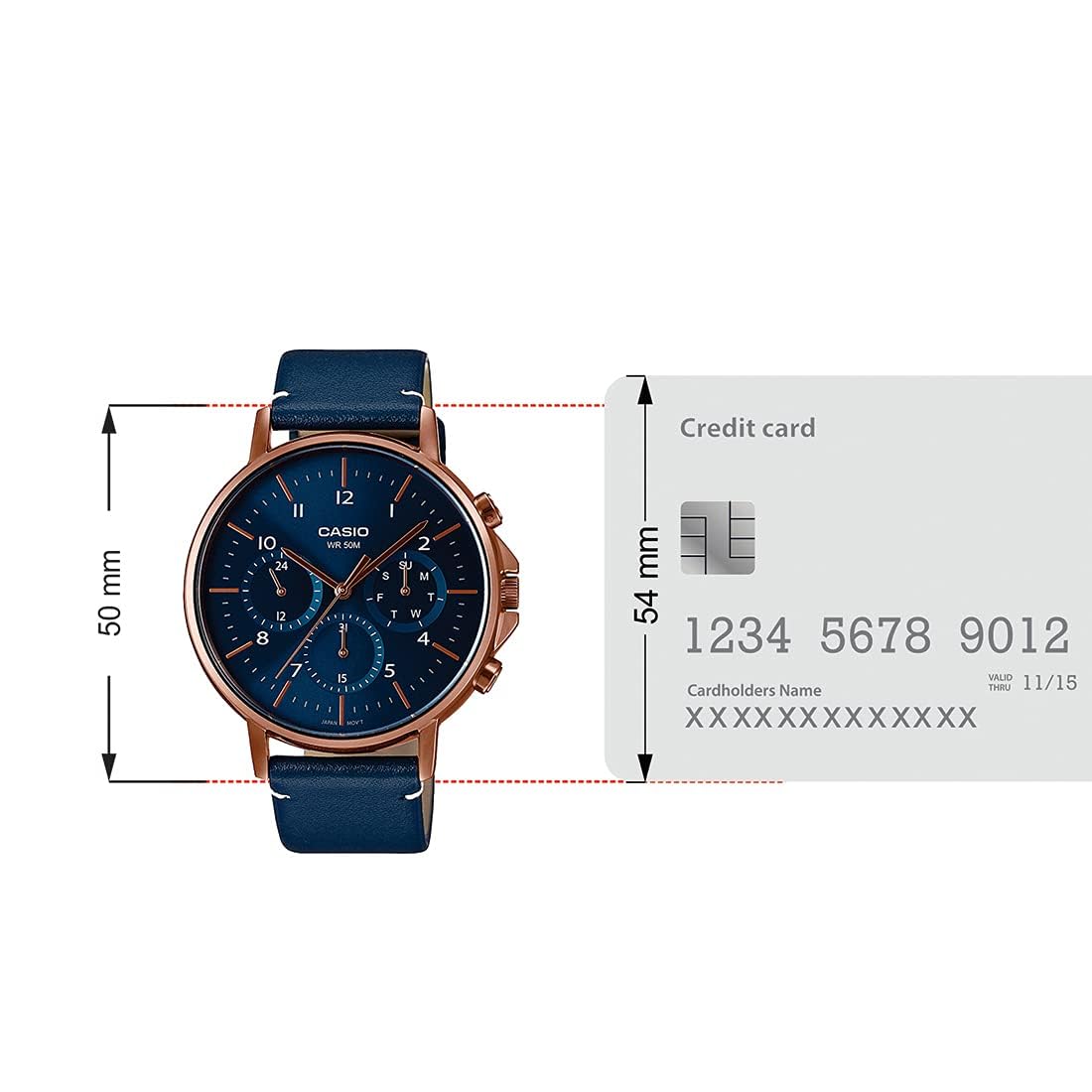 Casio Men Analog Rose Gold Dial Men's Watch - MTP-E321RL-2AVDF (A1849)